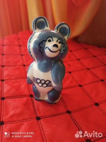 Олимпийский мишка фарфор