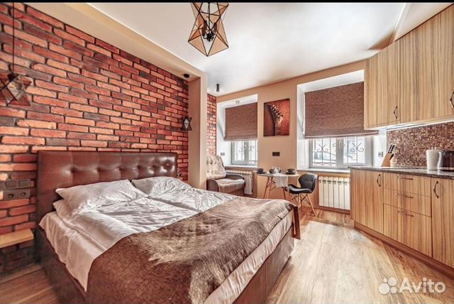 

Квартира-студия, 18 м², 2 кровати