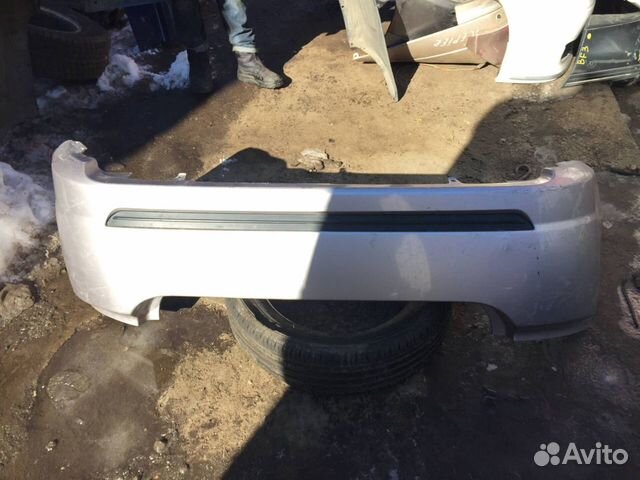 Бампер задний Toyota Alex NZE124/ZZE