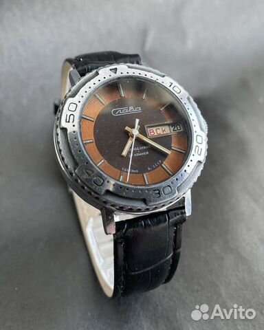 Молния Мишка Москва-80 наручные мужские часы СССР