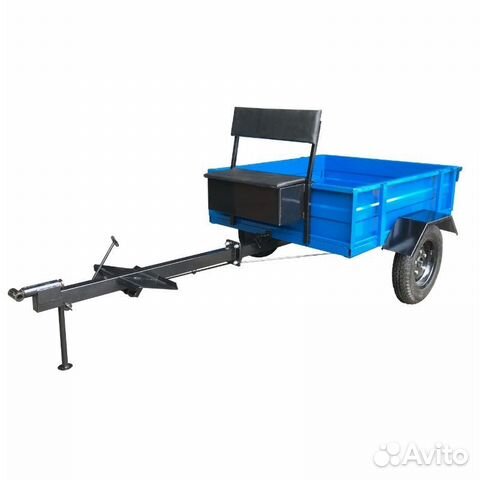 Телега для мотоблока 2-х местная