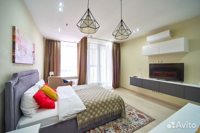 

Квартира-студия, 32 м², 1 кровать