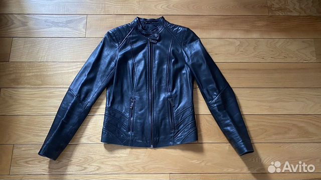 Натуральная кожанная куртка женская XXS