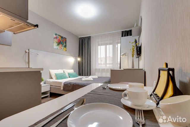 

Квартира-студия в апарт-отеле, 22 м², 1 кровать