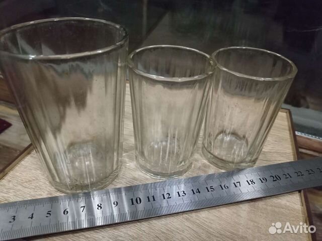 Стаканы, рюмки СССР (граненые и нет)