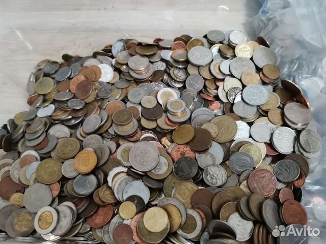 Иностранные монеты килограммами