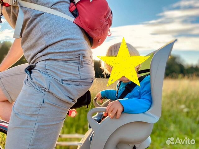 Детское велокресло Hamax kiss на трубу