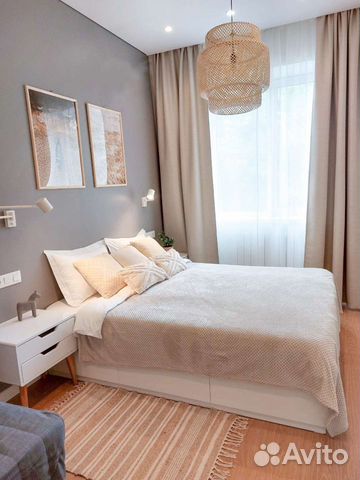 

1-к. квартира, 40 м², 2 кровати