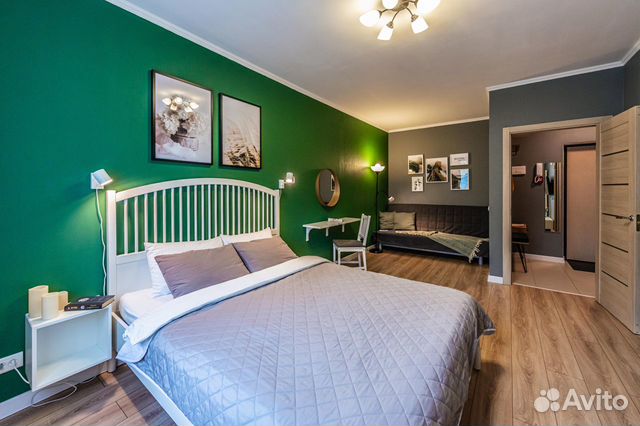 

1-к. квартира, 40 м², 2 кровати