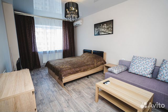 

1-к. квартира, 42 м², 2 кровати