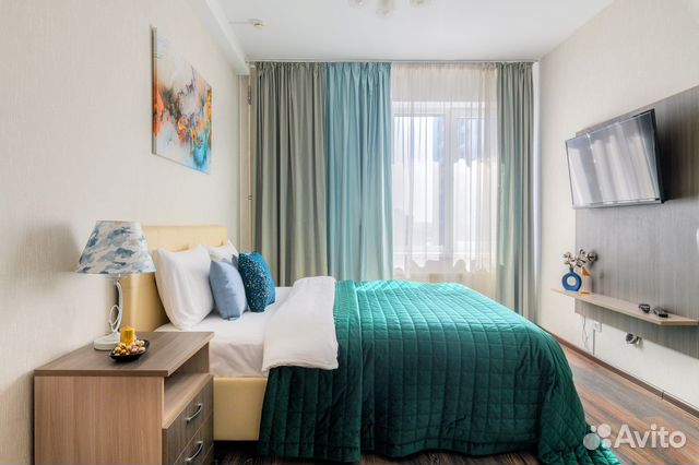 

1-к. квартира, 47 м², 2 кровати