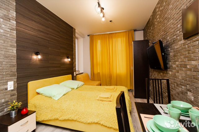 

Квартира-студия, 25 м², 2 кровати
