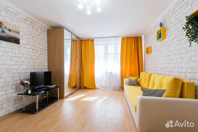 

1-к. квартира, 35 м², 2 кровати