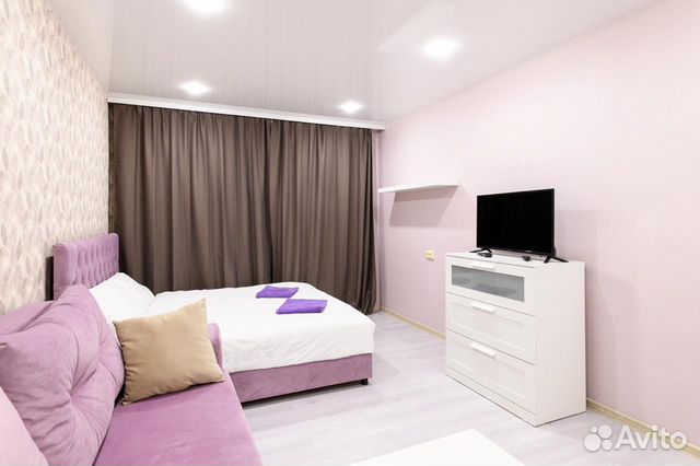 

1-к. квартира, 40 м², 2 кровати