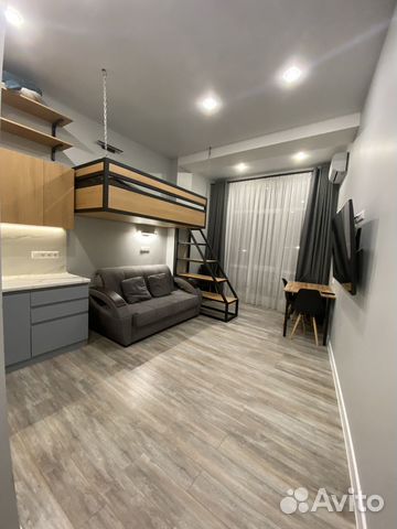 

Квартира-студия, 26 м², 2 кровати