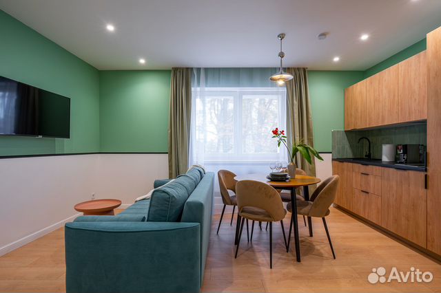 

1-к. квартира, 41 м², 2 кровати