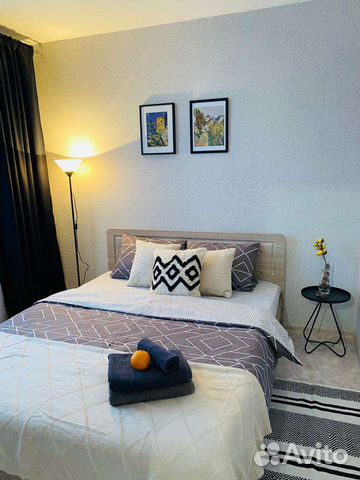 

1-к. квартира, 36 м², 2 кровати