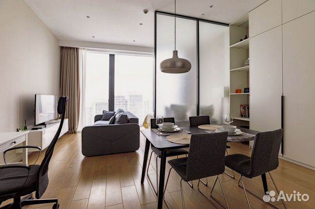 

Квартира-студия, 56 м², 2 кровати