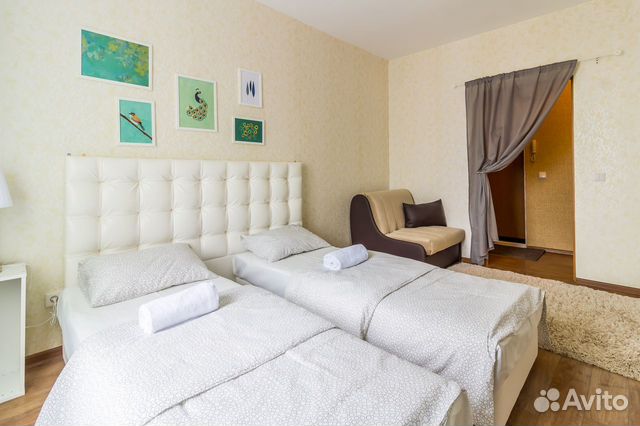 

1-к. квартира, 32 м², 3 кровати