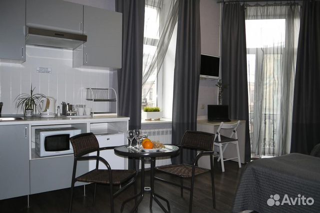 

Квартира-студия, 27 м², 2 кровати