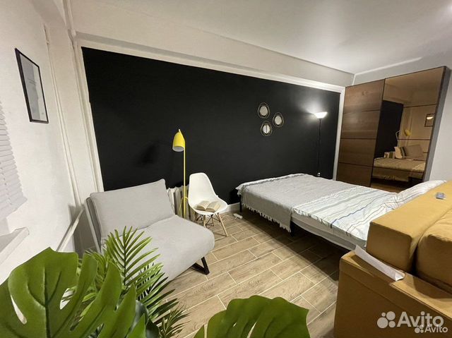 

Квартира-студия, 35 м², 3 кровати