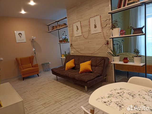 

Квартира-студия, 45 м², 3 кровати