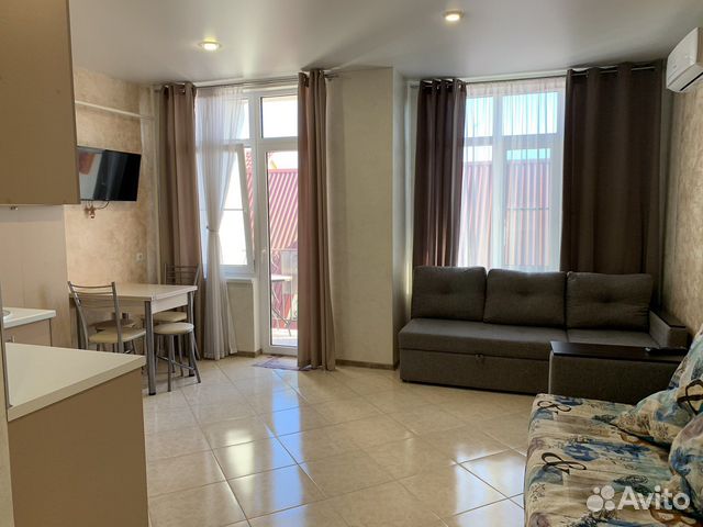 

Квартира-студия, 27 м², 2 кровати
