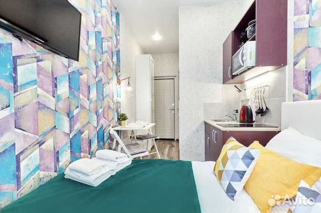 

Квартира-студия, 14 м², 1 кровать