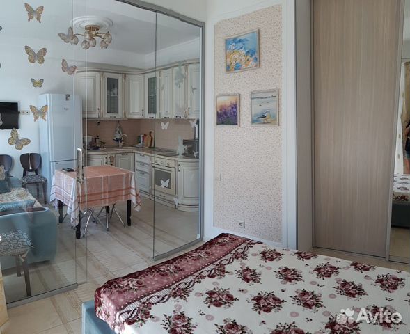 

Квартира-студия, 32 м², 2 кровати