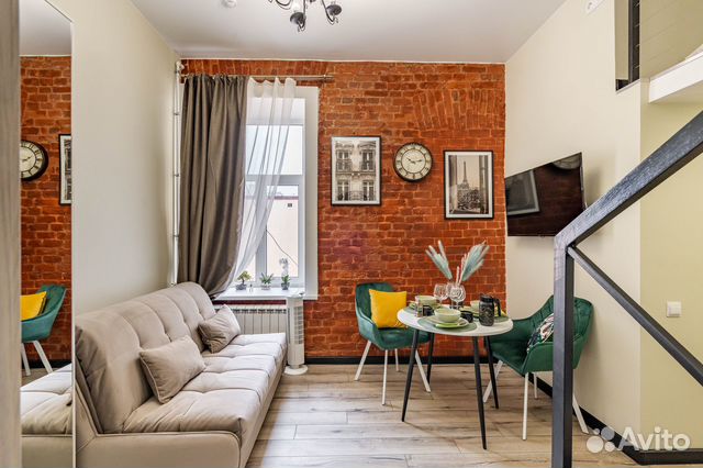 

Квартира-студия, 19 м², 2 кровати