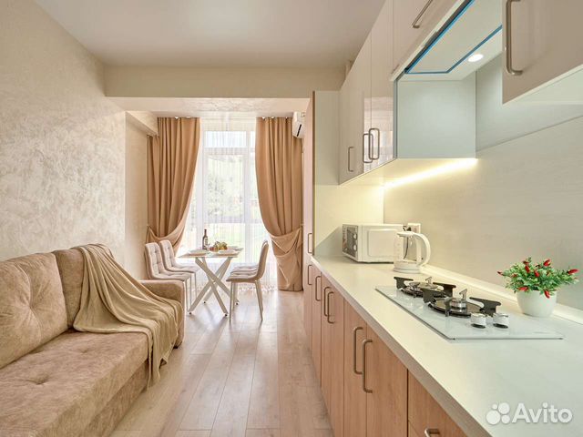 

1-к. квартира, 40 м², 2 кровати