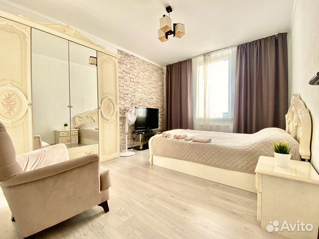 

1-к. квартира, 45 м², 2 кровати