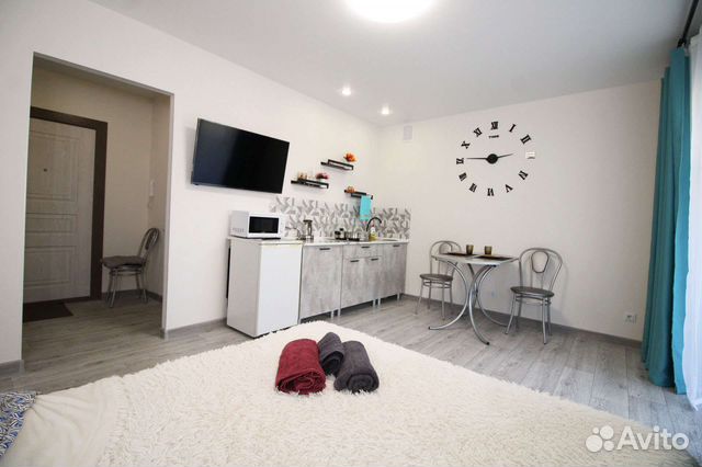 

Квартира-студия, 27 м², 2 кровати