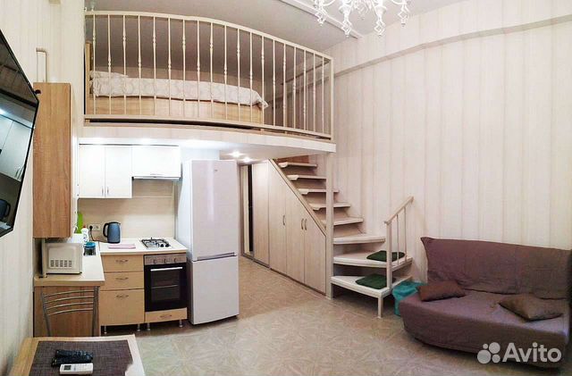 

Квартира-студия, 35 м², 2 кровати