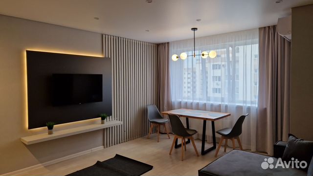 

1-к. квартира, 44 м², 2 кровати