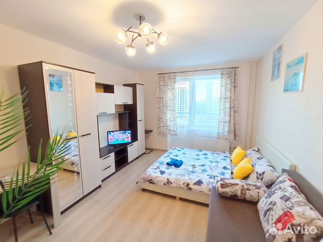

Квартира-студия, 26 м², 2 кровати