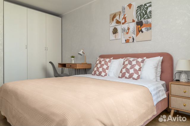 

1-к. квартира, 47 м², 2 кровати