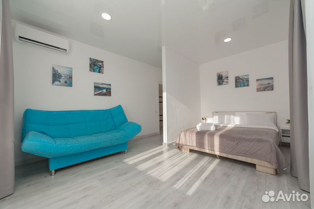 

1-к. квартира, 42 м², 3 кровати