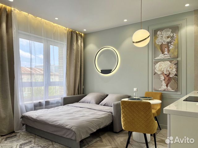

Квартира-студия, 28 м², 1 кровать