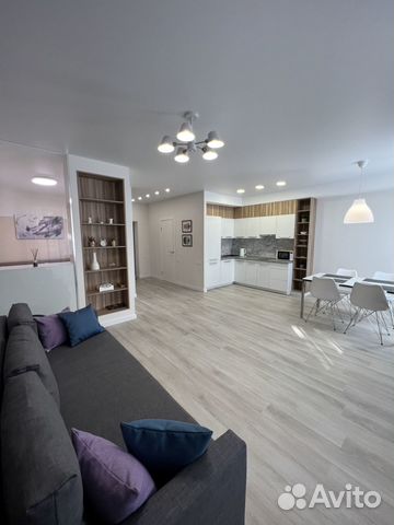 

Квартира-студия, 45 м², 2 кровати