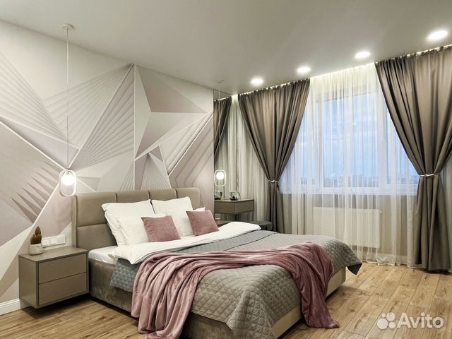 

1-к. квартира, 42 м², 2 кровати