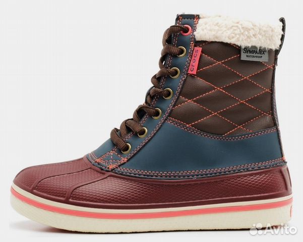 Ботинки Crocs AllCast Lether Duck 34 - 40 р