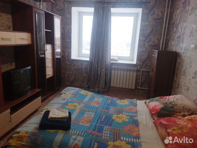 

1-к. квартира, 44 м², 2 кровати