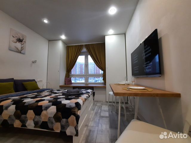 

Квартира-студия, 18 м², 1 кровать