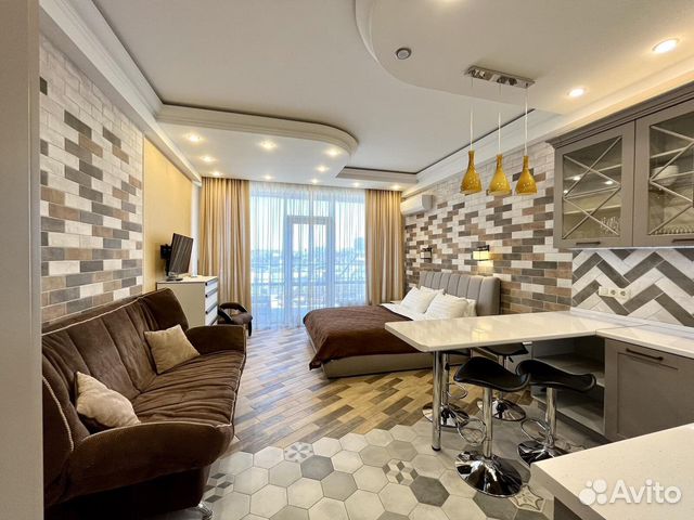 

Квартира-студия, 35 м², 2 кровати