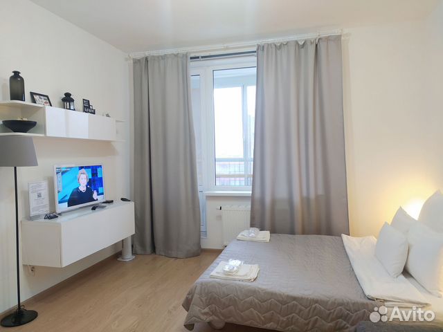 

Квартира-студия, 30 м², 2 кровати