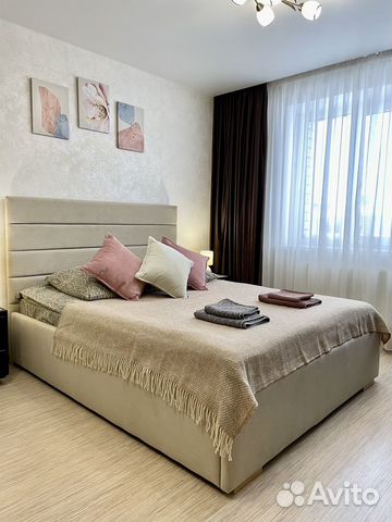 

1-к. квартира, 60 м², 3 кровати