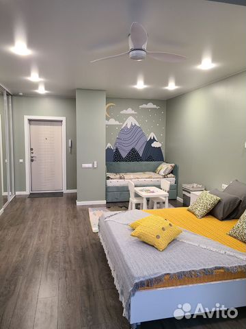 

Квартира-студия, 42 м², 3 кровати