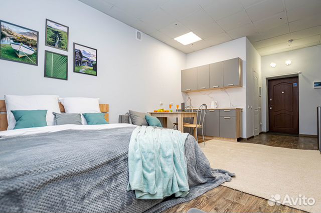 

Квартира-студия, 27 м², 2 кровати