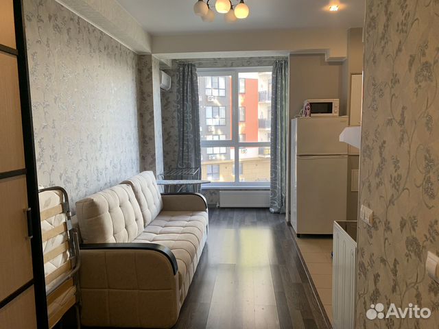 

Квартира-студия, 28 м², 2 кровати